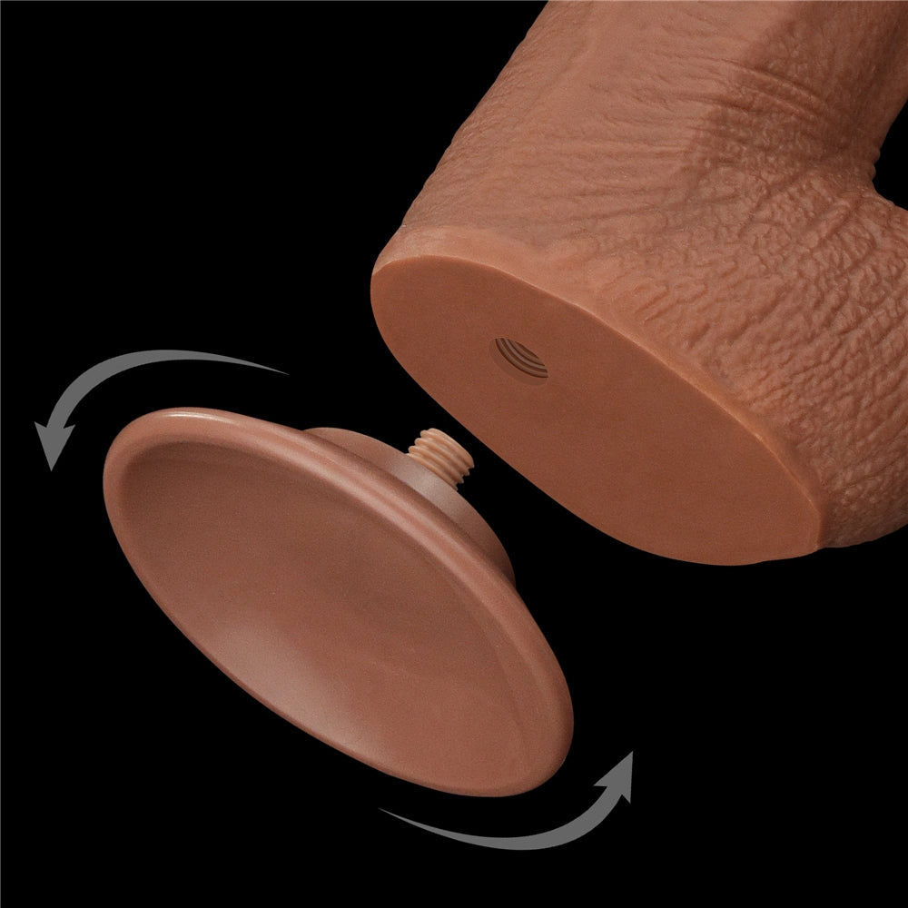 Gode Sliding Skin 26 x 6cm Marron