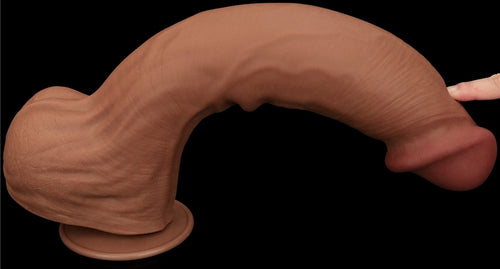Gode Sliding Skin 27 x 6.5cm Marron
