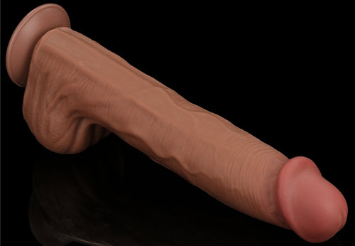 Gode Sliding Skin 27 x 6.5cm Marron