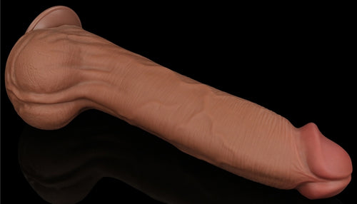 Gode Sliding Skin 27 x 6.5cm Marron