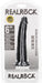 Gode Slim Dildo RealRock 15.5 x 3.8cm Noir
