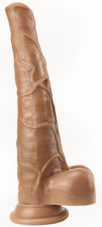 Gode StudHorse 32 x8cm Marron