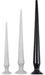 Gode Tail Flex L 48 x 4.5 cm Noir