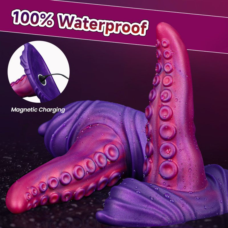 Gode tentacule vibrant Tongtak 15 x 6cm