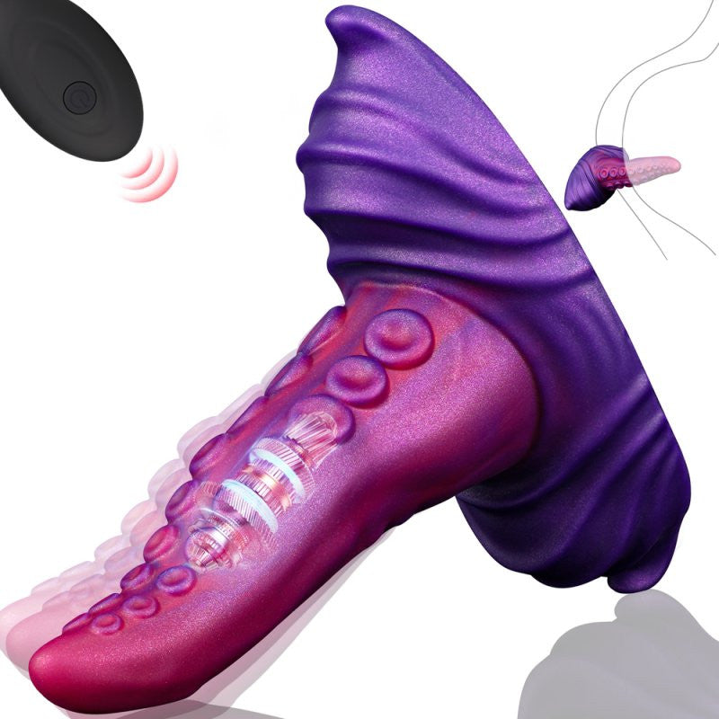 Gode tentacule vibrant Tongtak 15 x 6cm