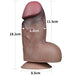 Gode ThickUp Nature Cock 12 x6.5cm Latino