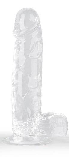 Gode Transparent Clean Dick M 14 x 4cm