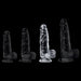 Gode Transparent Cute Dick L 15 x 4.5cm