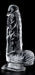Gode Transparent Cute Dick M 14 x 4cm