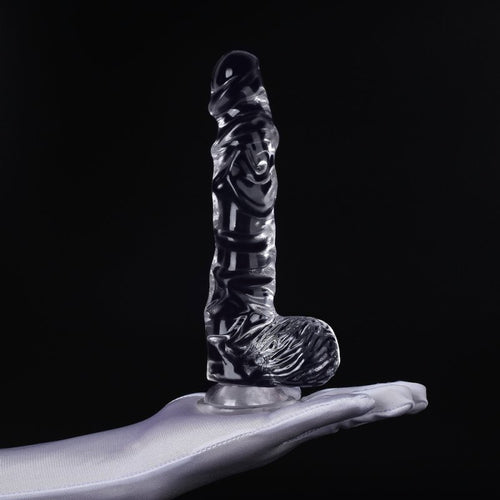 Gode transparent Dildick M 15 x 4cm