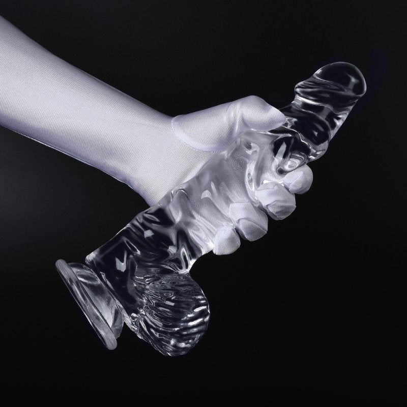 Gode transparent Dildick M 15 x 4cm