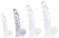 Gode transparent Dildick M 15 x 4cm