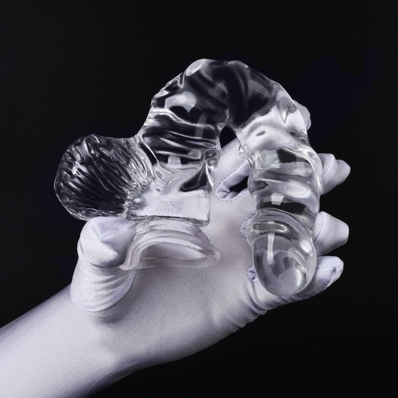 Gode transparent Dildick M 15 x 4cm