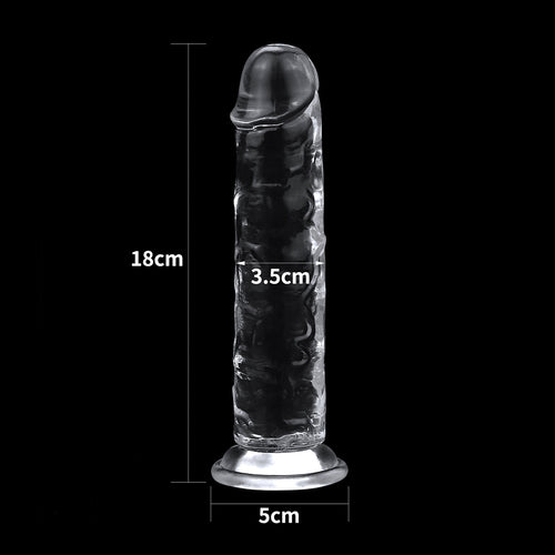 Gode transparent Flawless 16 x 3.5 cm