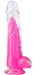 Gode transparent Jelly Mut S 14 x 3.5cm Rose