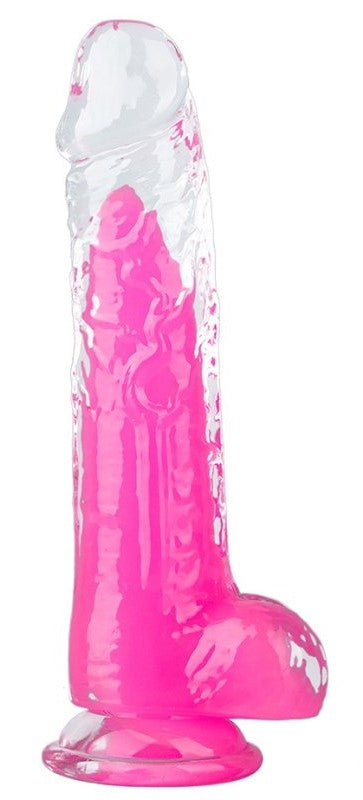 Gode transparent Jelly Mut XS 12 x 3cm Rose