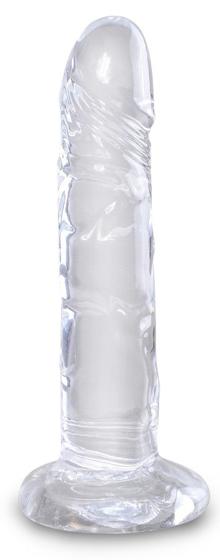 Gode transparent King Cock 16 x 3.7cm