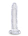 Gode transparent King Cock 16 x 3.7cm