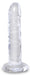Gode transparent King Cock 16 x 3.7cm
