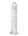 Gode transparent King Cock 20 x 4.5cm