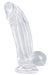 Gode transparent Kolk M 14 x 4.5cm