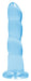 Gode Twist Crystal RealRock 16 x 4cm Bleu