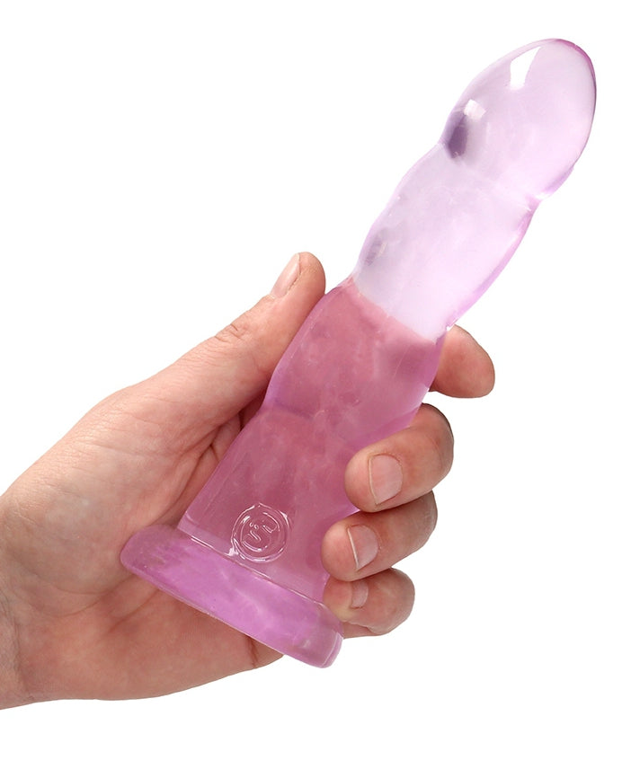 Gode Twist Crystal RealRock 16 x 4cm Rose