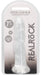 Gode Twist Crystal RealRock 16 x 4cm Transparent