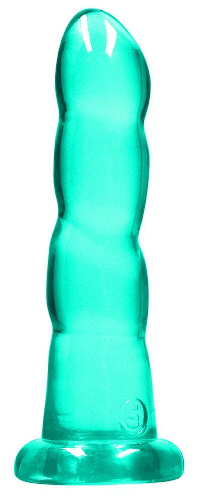 Gode Twist Crystal RealRock 16 x 4cm Vert