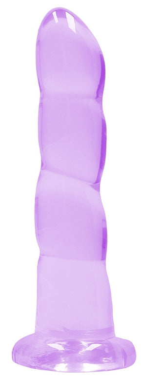 Gode Twist Crystal RealRock 16 x 4cm Violet