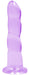 Gode Twist Crystal RealRock 16 x 4cm Violet