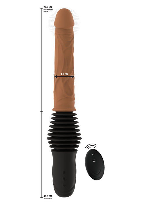 Gode Va-et-Vient Double Thrusting 18 x 4cm