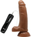 Gode Va-et-Vient Easton 13 x 4cm Marron