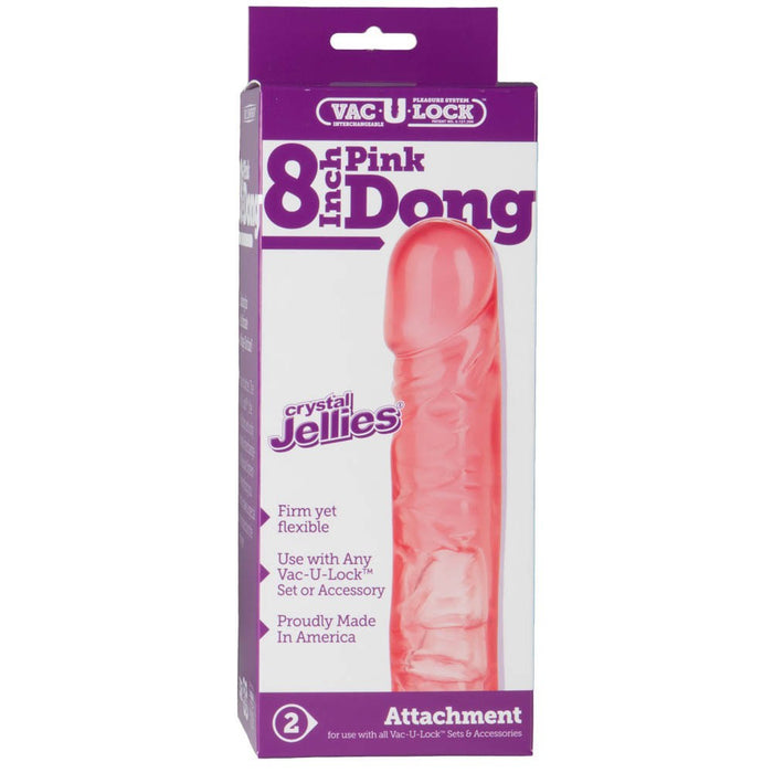 Gode Vac-U-Lock Pink Jelly 20 x 4 cm