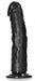 Gode Ventouse Curved RealRock 20 x 4.6cm Noir