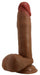 Gode Vibrant à Poussée Abel Beautiful 17 x 4.3cm Marron
