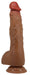 Gode Vibrant à Poussée Wilks 17 x 5cm Marron