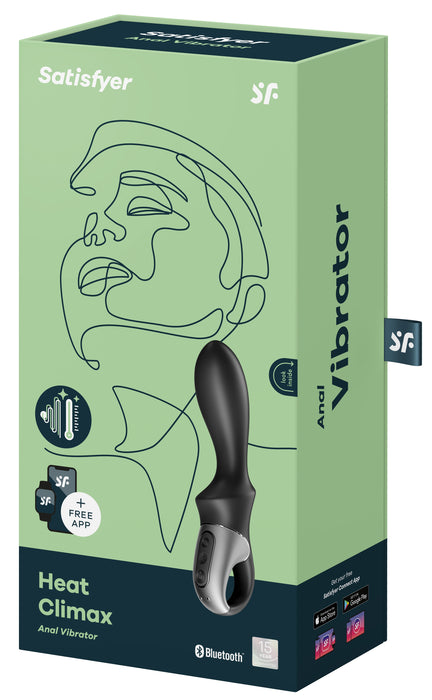 Gode vibrant avec poignée Heat Climax Satisfyer 11 x 3.5cm