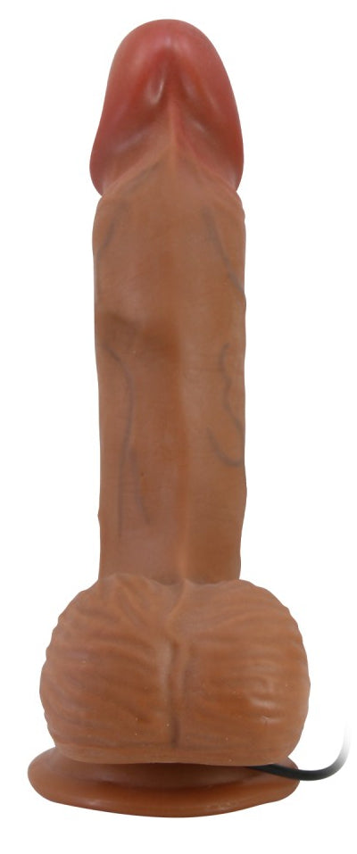 Gode Vibrant Catoblepas 14 x 4cm Marron