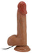Gode Vibrant Catoblepas 14 x 4cm Marron