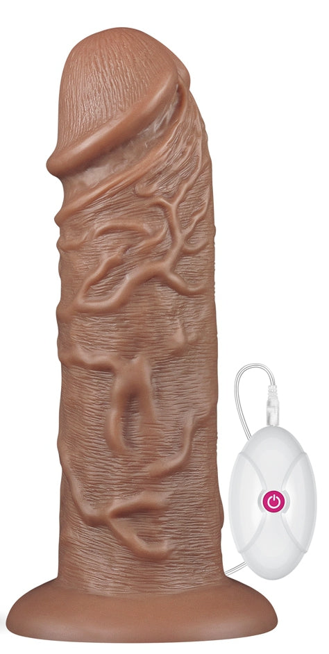 Gode vibrant Chubby Dildo 23 x 6.5 cm Marron