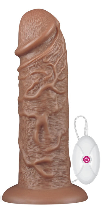 Gode vibrant Chubby Dildo 23 x 6.5 cm Marron
