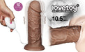 Gode vibrant Chubby Dildo 23 x 6.5 cm Marron