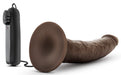 Gode vibrant Dr Dave Dr Skin 18 x 4cm Marron