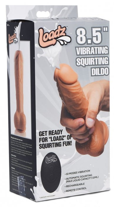 Gode vibrant éjaculateur Loadz 16 x 4.5 cm