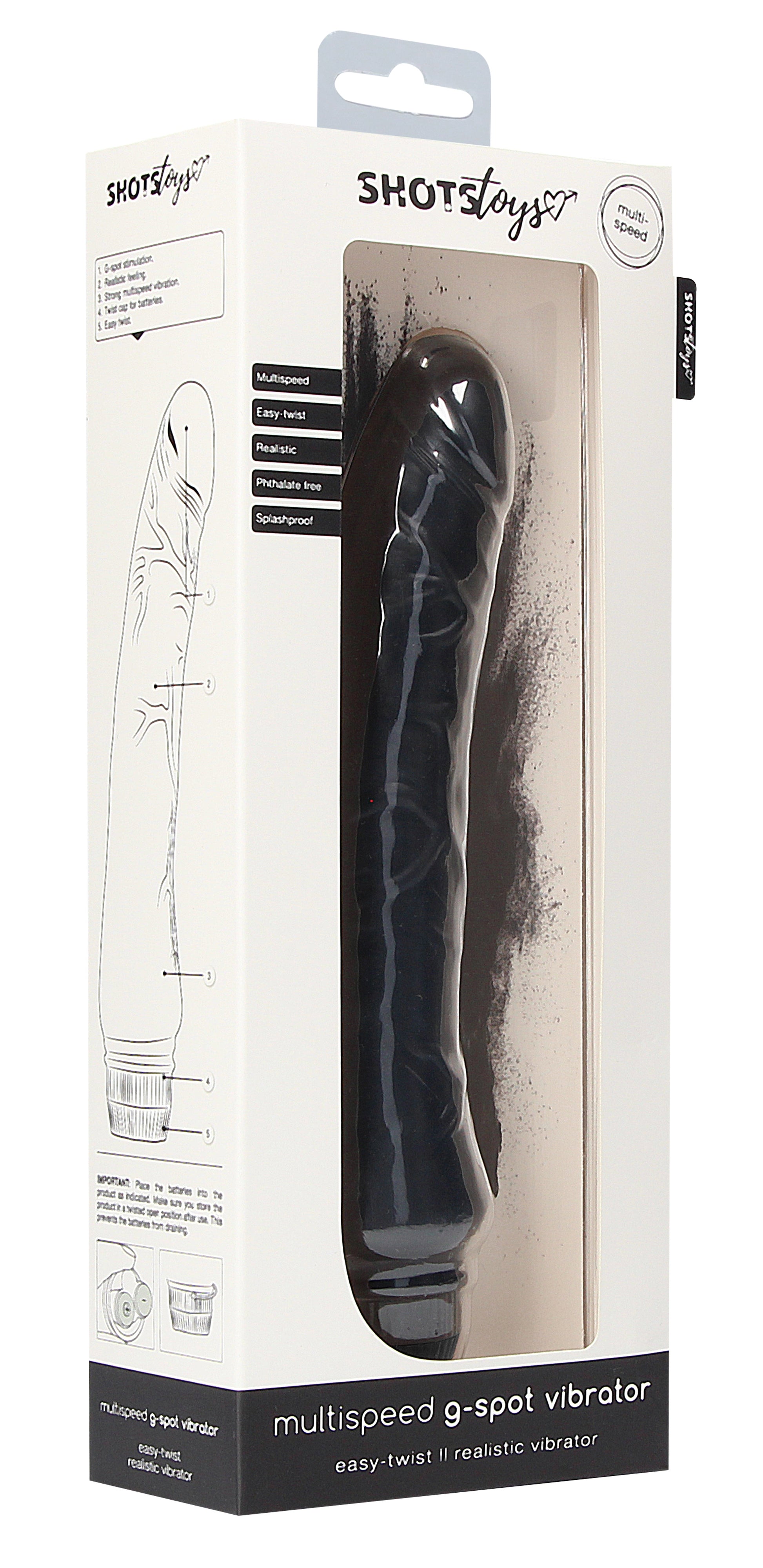 Gode vibrant G-Spot Multi 20 x 4.5cm