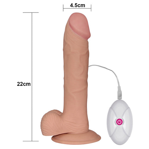Gode vibrant Leo Vibe Soft Dude 18 x 4.5cm