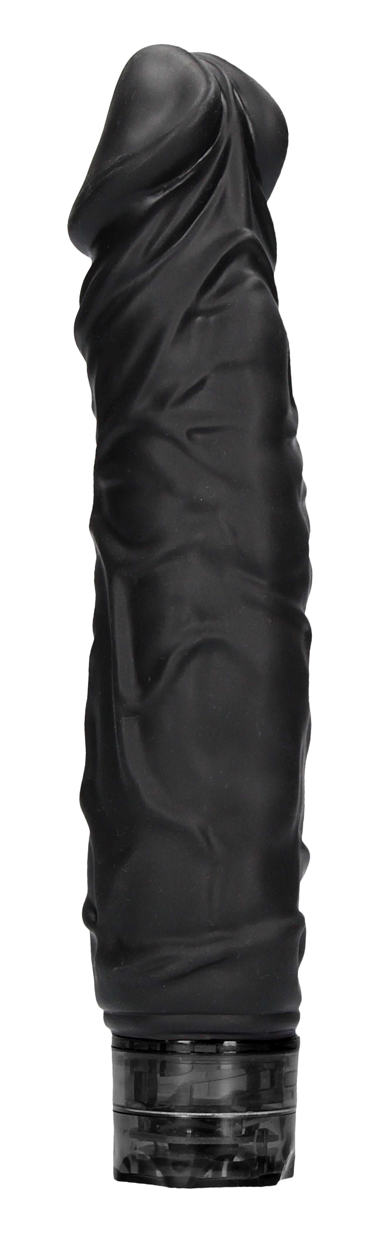 Gode vibrant Realistic 20 x 5cm Noir