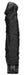 Gode vibrant Realistic 20 x 5cm Noir