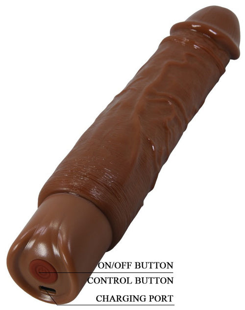 Gode vibrant Rufus Marron 20 x 4.3cm
